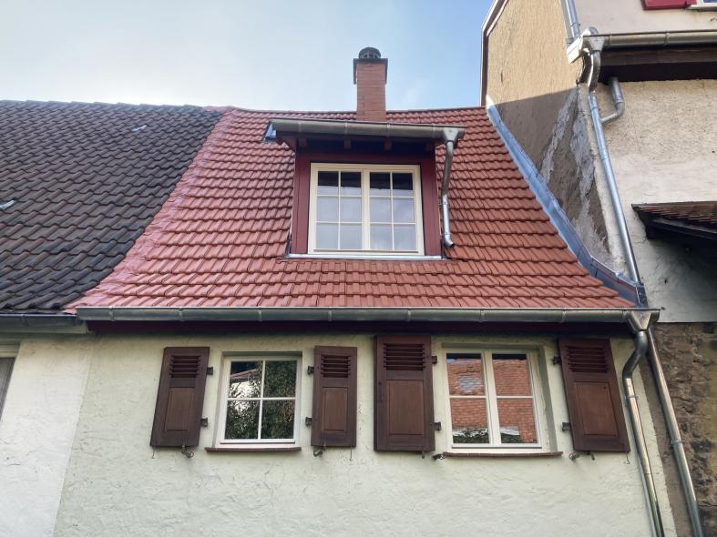 Sprossenfenster aus Holz im Altbau